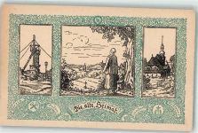 Kattowitz Katowice Lithographie Abstimmungs-Postkarte Die alte Heimat