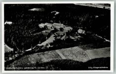 Landeshut in Schlesien Kamienna Góra Foto AK Fliegeraufnahme Strähle Kinderheilstätte