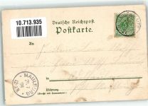 79688 W7862 Hausen im Wiesental 1898 Lithographie sign. Mutter Künstlerkarte Hebelhaus