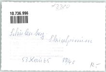 38707 W3396 Schulenberg im Oberharz FOTO KEINE AK Skihang Skilift Skialpinium Winter