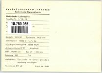 E-Lok 71 30 Sammelkarte Verkehrsmuseum Dresden Lokomotive FOTO KEINE AK