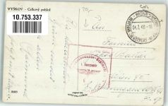 Vyskov Wischau 1940 Foto AK Feldpost WK II Ausbildings- Regiment