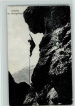 W8390 Passau Abseilen im Hochgebirge Bergsteiger
