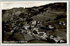 87466 W8967 Wengen , Allgäu - Fliegeraufnahme Feigegeben d. R.L.M.