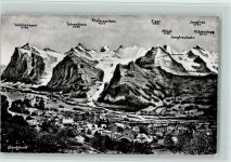Grindelwald Wetterhorn Schreckhorn Finsteraarhorn Eiger Mönch Jungfraubahn Jungfrau Kl. Scheidegg Zahnradbahn