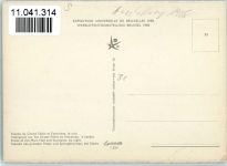Nr. 1324 Egicarte - Exposition 1958 - Springbrunnen bei Nacht AK Ausstellung