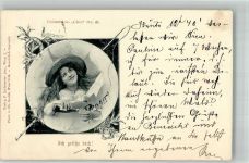 Nr. 46 Foto Scolik , durchbrochene Papierwand , Sekt, Neujahr + Adelskorrespondenz Chic 1898