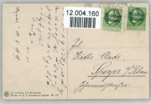 Bilderbuch lesen - Dacke auf der Bank - Wegekreuz - Verlag Seemann Nr. 130 - Künstler sign Kleehaas E. A. Seemann