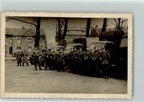 Lastwagenkolonne - Soldaten Wehrmacht WK II