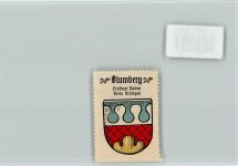 78176 W7712 Blumberg , Baden - Vignette Wappen Kaffee Hag ca 1920-1940
