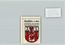 15230 O1200 Frankfurt , Oder - Vignette Wappen Kaffee Hag ca 1920-1940