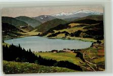 W7820 Titisee Blick auf Feldberg Moralt, W. Künstlerkarte