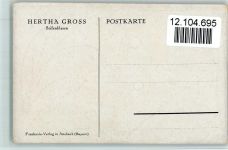 von Hertha Gross - Seifenblasen AK Scherenschnitt Künstlerkarte