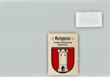 74321 W7120 Bietigheim -Bissingen - Vignette Wappen Kaffee Hag ca 1920-1940