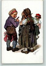 Schwarzwaldtrachten Nr. 10 AK Beithan, E. Künstlerkarte