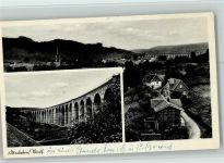 33184 W4791 Altenbeken 1956 - Viadukt und Ort AK Gute Erhaltung
