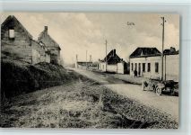 60400 Cuts 1915 - WK I - Strasse, zerstörte Gebäude, gute Erhaltung AK