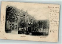 17179 O2052 Gnoien 1901 - Schule, Amtsgericht, AK