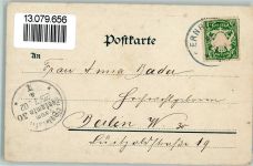 82347 W8139 Bernried , Starnberger See 1902 Lithographie Ortsansicht
