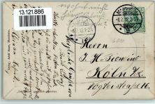 W6800 Mannheim Friedrichsplatz Holzrahmen 1912 Prägedruck