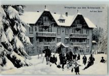77815 W7580 Sand , Schwarzwaldhochstr 1908 - Winterbilder aus dem Schwarzwald II. Auf dem Sand
