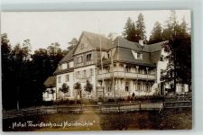 94145 W8391 Haidmühle , Niederbay Foto AK Hotel Touristenhaus Haidmühle