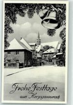91074 W8522 Herzogenaurach - Tannenzweige Glocke Winter