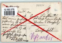 95691 W8591 Hohenberg a d Eger 1907 Gebrauchsspuren