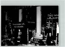 80331 W8000 Schwabing Privatfoto AK Antikriegsthema Abrüstung Skelett Ort handschriftlich