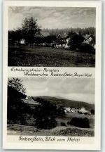 94227 W8372 Rabenstein , Kr Regen - Erholungsheim für Eisenbahner Hüttenstempel
