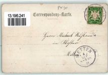 93413 W8490 Cham , Oberpf 1901 AK mit Goldfenster Redemptoristenkloster