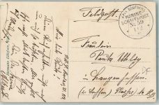 Nr. 59 Datum: 1.2.15 S.M.S. Karlsen Bild: Bademode Lithographie Marineschiffspoststempel
