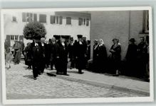 91757 W8830 Treuchtlingen Privatfoto AK Besuch des Landesbischofs Meiser