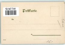 W5400 Ehrenbreitstein Nr. 140 Jugendstil Velten 1898 Lithographie / Künstlerkarte