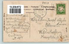 86807 W8938 Buchloe 1906 - Bahnhof, Schloß Rio, Teilansicht AK