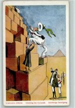 Serie Cairo - Schwierige Besteigung AK Lehnert u. Landrock 1930