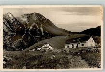 83727 W8163 Geitau 1934 Foto AK Großtiefentalalm + Posthilfstelle Geitau Taxe Hammer b. Fischbachau
