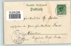 W7850 Lörrach Künstlerkarte Nr. 15 - Wiesenthal AK Daur, H. 1898 Lithographie / Künstlerkarte
