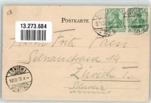 10115 W1000 Dahlem 1903 - Gasthaus Restaurant Hundekehle Herrmann Otto Hoflieferant