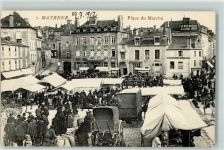 53100 Mayenne 1913 - Place du Marche Marktszene