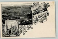 78549 W7208 Spaichingen 1911 - neue Kirche Gewerbemuseum