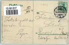 Tanz Trachten Schwarzwaldhaus Volksleben Schwarzwald 1910 Prägedruck