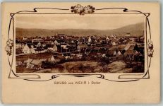 79664 W7867 Wehr , Baden - Gruss Kirche
