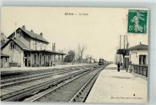 14600 Ablon - Bahnhof La Gare Eisenbahn Briefmarke Bildseite