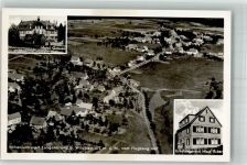75328 W7542 Langenbrand , Württ - Fliegeraufnahme Hotel Ochsen Erholungsheim Haus Ecker