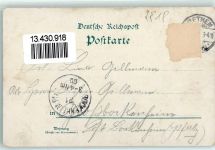 27336 W2818 Rethem Aller Gebrauchsspuren Langestraße Seebrücke Lithographie