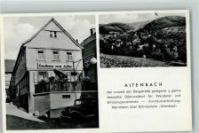 69198 W6905 Altenbach , Baden 1954 - Gasthaus z. Adler , sehr gute Erhaltung AK
