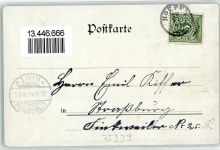 75339 W7545 Höfen an der Enz 1899 Lithographie Gasthaus Zum Ochsen Carl Lustnauer Passepartout