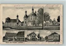 W8933 Klosterlechfeld Kloster Lechfeld , Schule, Handlung AK Pernat 1915
