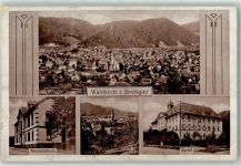 79183 W7808 Waldkirch , Breisgau 1919 - Kinderschule Spital Kirche St. Margarethen
